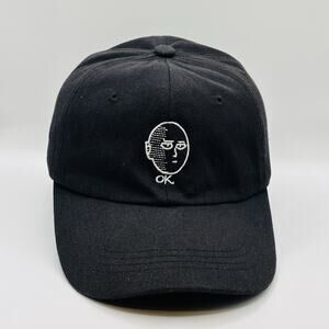 Japanese anime One-Punch Man Hat Baseball Cap Adjustable Saitama Black OPM